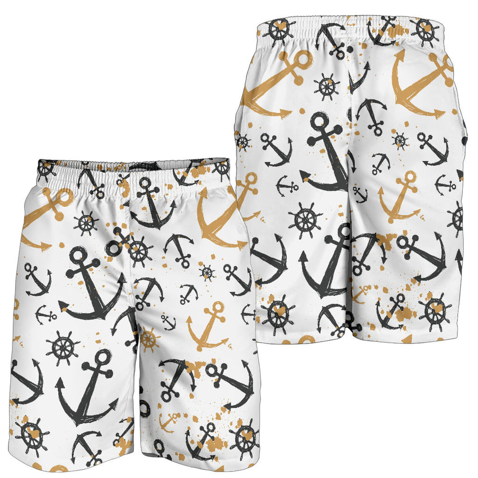 Anchors Rudders Pattern Men Shorts