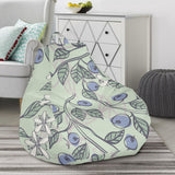 Hand Drawn Blueberry Pattern Bean Bag Cover