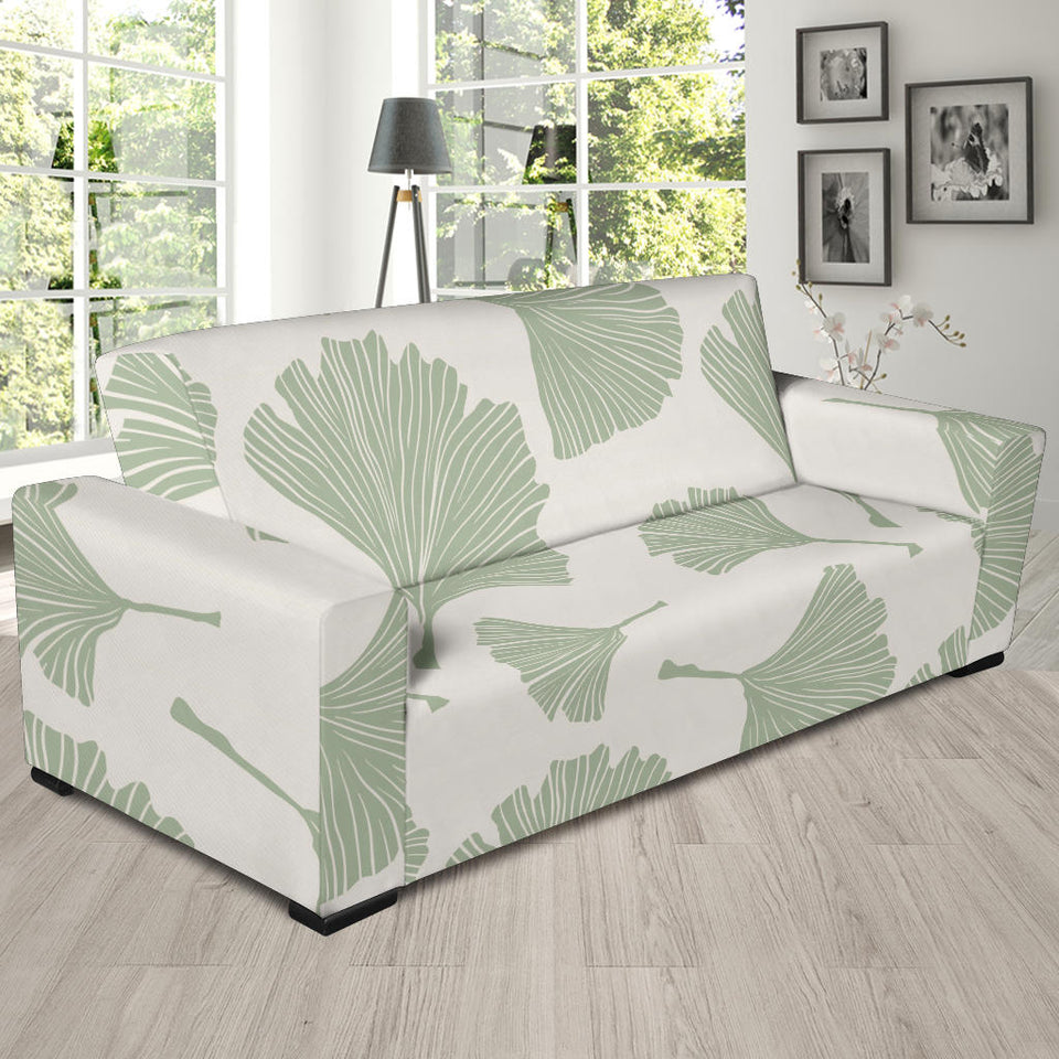 Ginkgo Leaves Pattern Sofa Slipcover