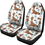 Sea Lion Seals Jellyfish Pattern  Universal Fit Car Seat Covers