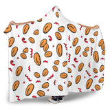 Peanuts Pattern Background Hooded Blanket