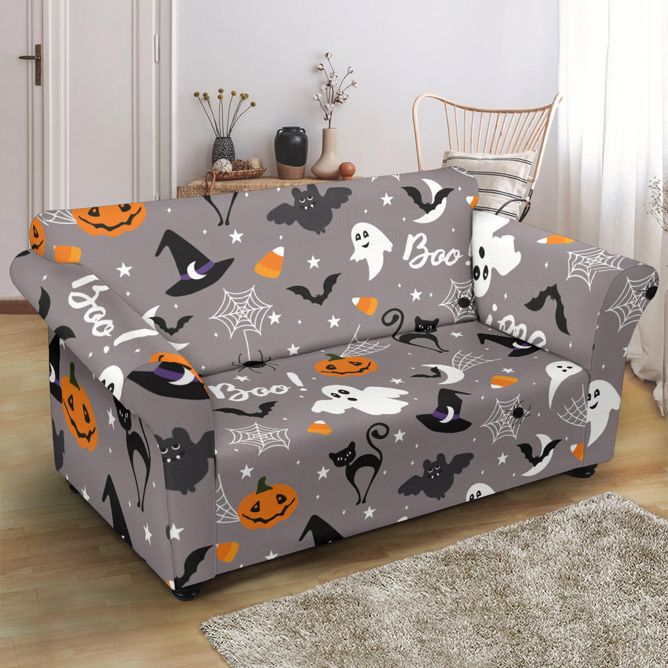 Halloween Design Pattern Loveseat Couch Slipcover