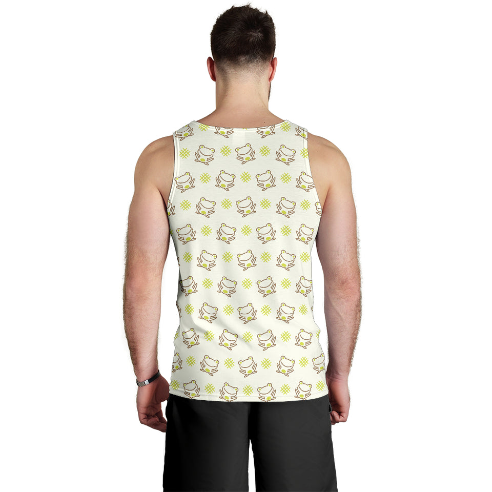 Cute cartoon frog baby pattern Men Tank Top