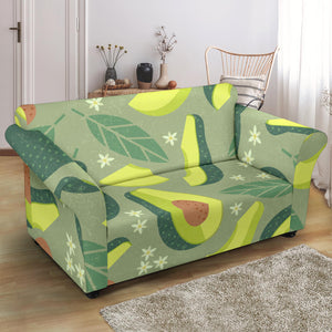 Avocado Pattern Loveseat Couch Slipcover