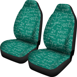 Math Pattern Print Design 01 Universal Fit Car Seat Covers