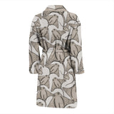 Stingray Pattern Print Design 05 Men's Bathrobe