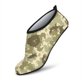 Light Green Camo Camouflage Pattern Aqua Shoes