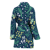 Butterfly Leaves Pattern Women'S Bathrobe