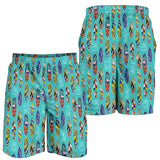 Surfboard Pattern Print Design 05 Men Shorts