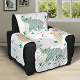Cute Rhino pattern Recliner Cover Protector