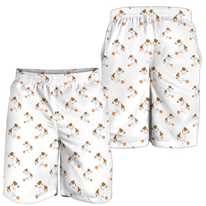 Jack Russel Pattern Print Design 05 Men Shorts