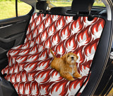 Fire Flame Symbol Design Pattern Dog Car Seat Covers