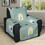 Cute hamster cheese pattern Recliner Cover Protector