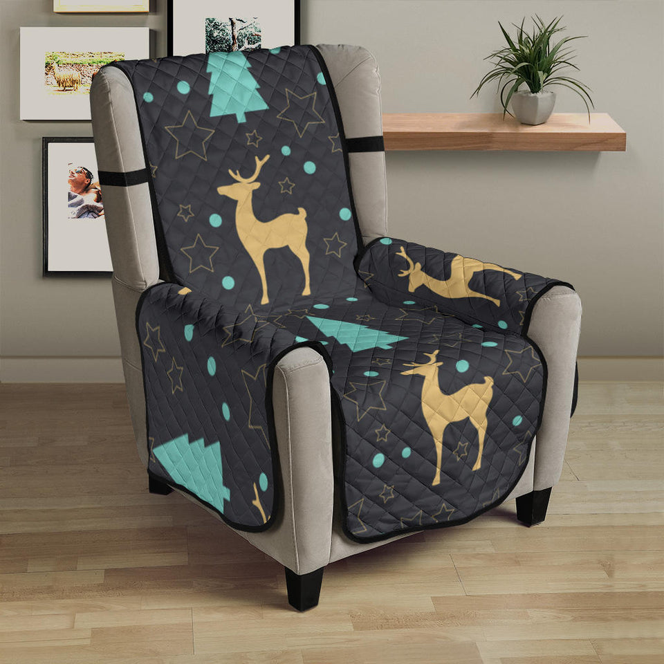 Deers star tree pattern Chair Cover Protector