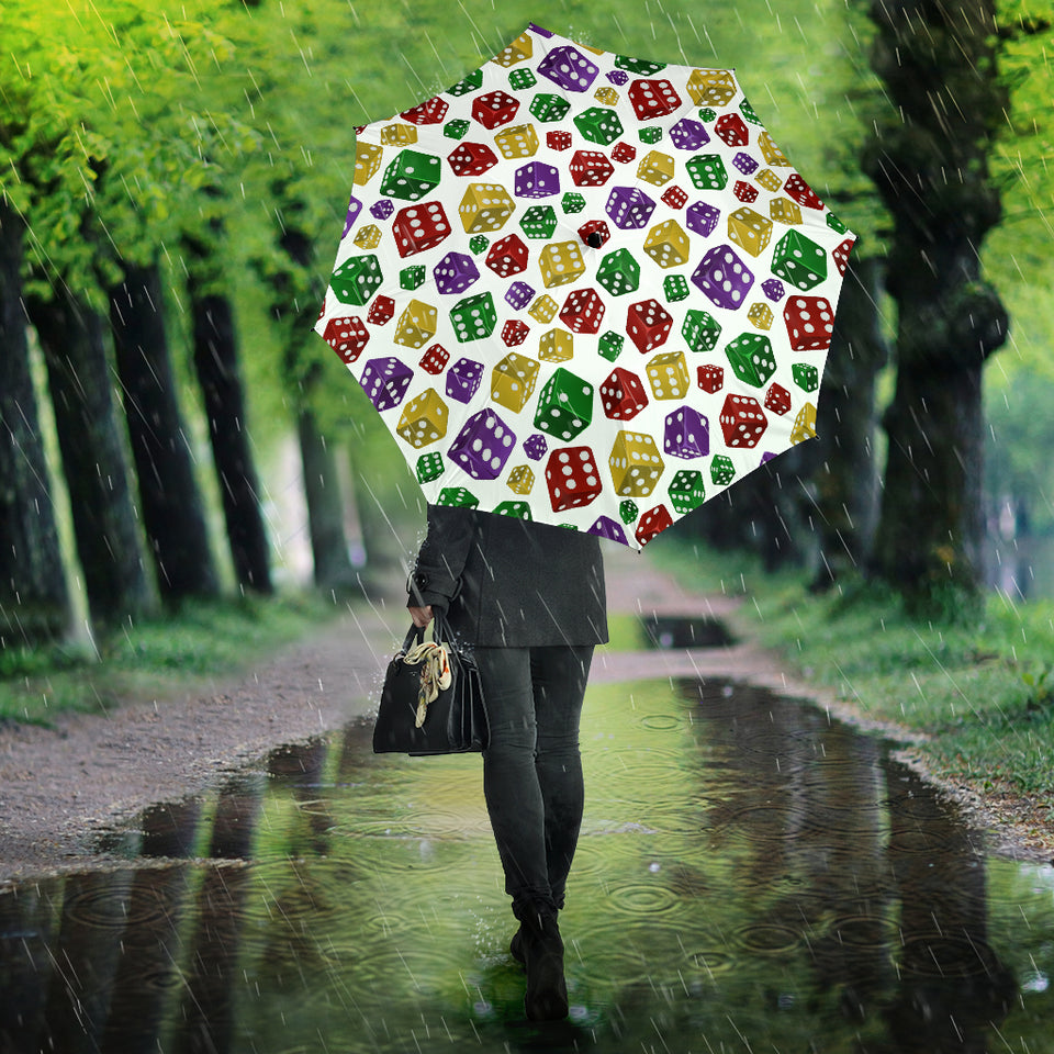 Dice Pattern Print Design 03 Umbrella