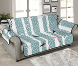 Crows christmas hat scarf Sofa Cover Protector