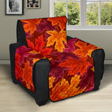 Autumn maple leaf pattern Recliner Cover Protector
