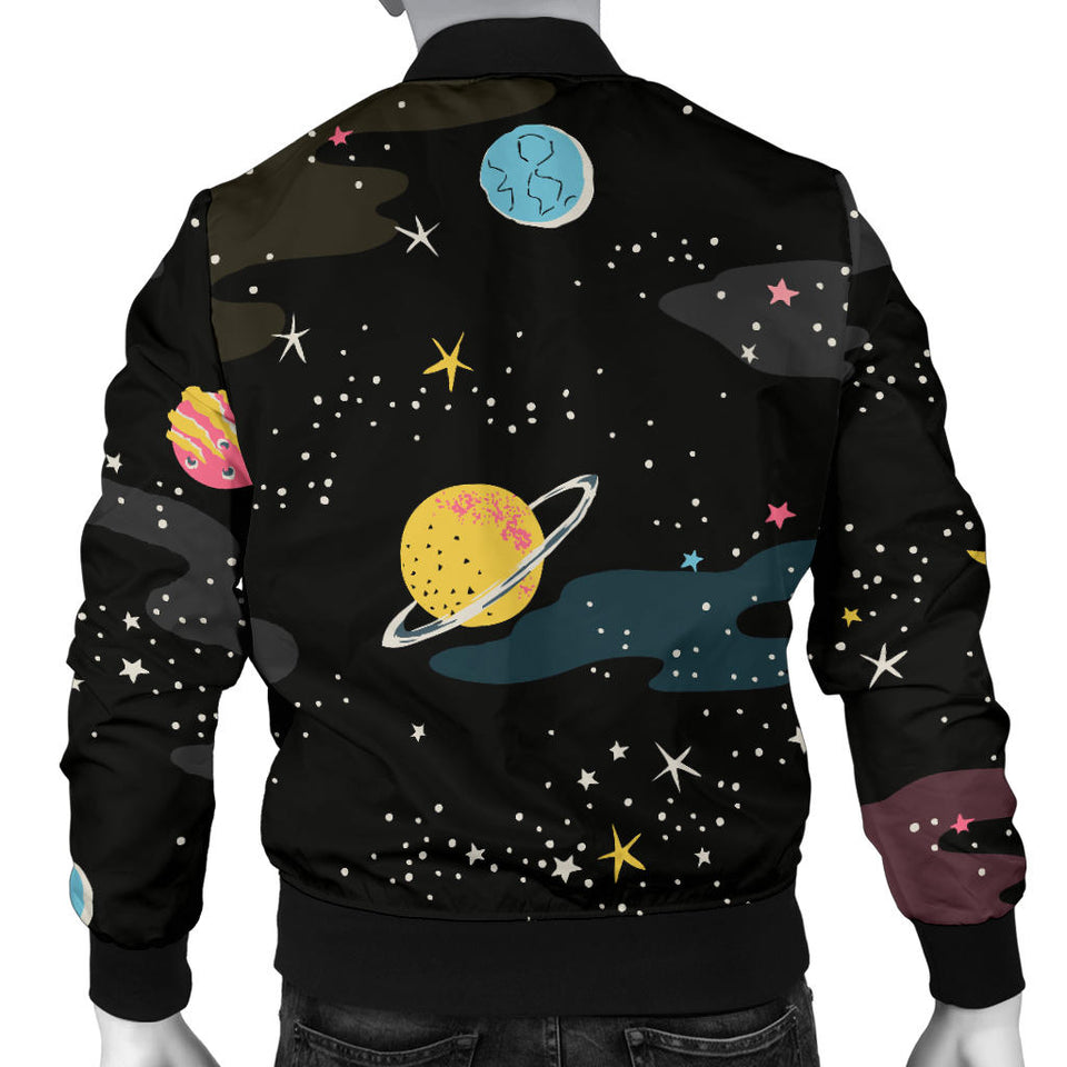 Space Pattern Men'S Bomber Jacket