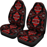 Seven Tribes Red Fire Car Seat Covers