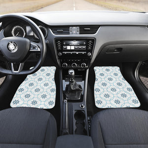 Nautical Steering Wheel Chain Front Car Mats