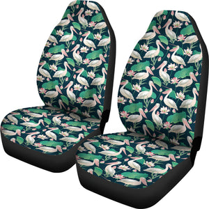 Pelican Pattern Print Design 03 Universal Fit Car Seat Covers