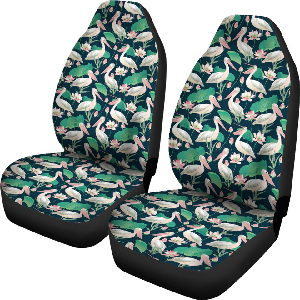 Pelican Pattern Print Design 03 Universal Fit Car Seat Covers