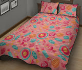 Colorful candy pattern Quilt Bed Set