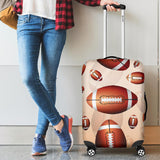 American Football Ball Design Pattern Cabin Suitcases Luggages