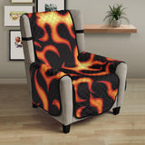 Fire flame dark pattern Chair Cover Protector