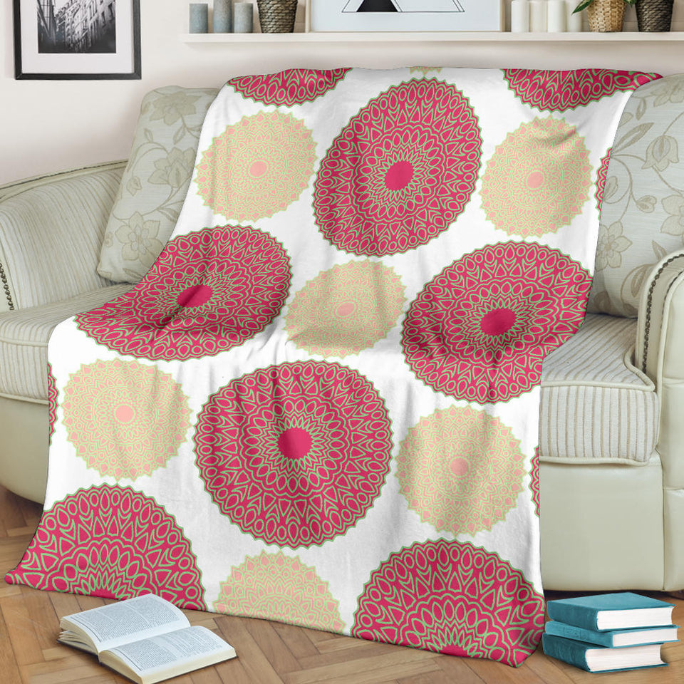 Circle Indian Pattern Premium Blanket