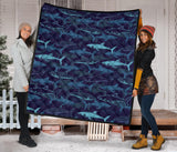 Shark Pattern Premium Quilt