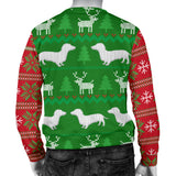 Ugly Christmas Sweater For Men With Dachshund Dogs