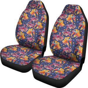 Goldfish Pattern Print Design 05 Universal Fit Car Seat Covers