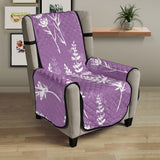 Lavender flowers purple pattern Chair Cover Protector