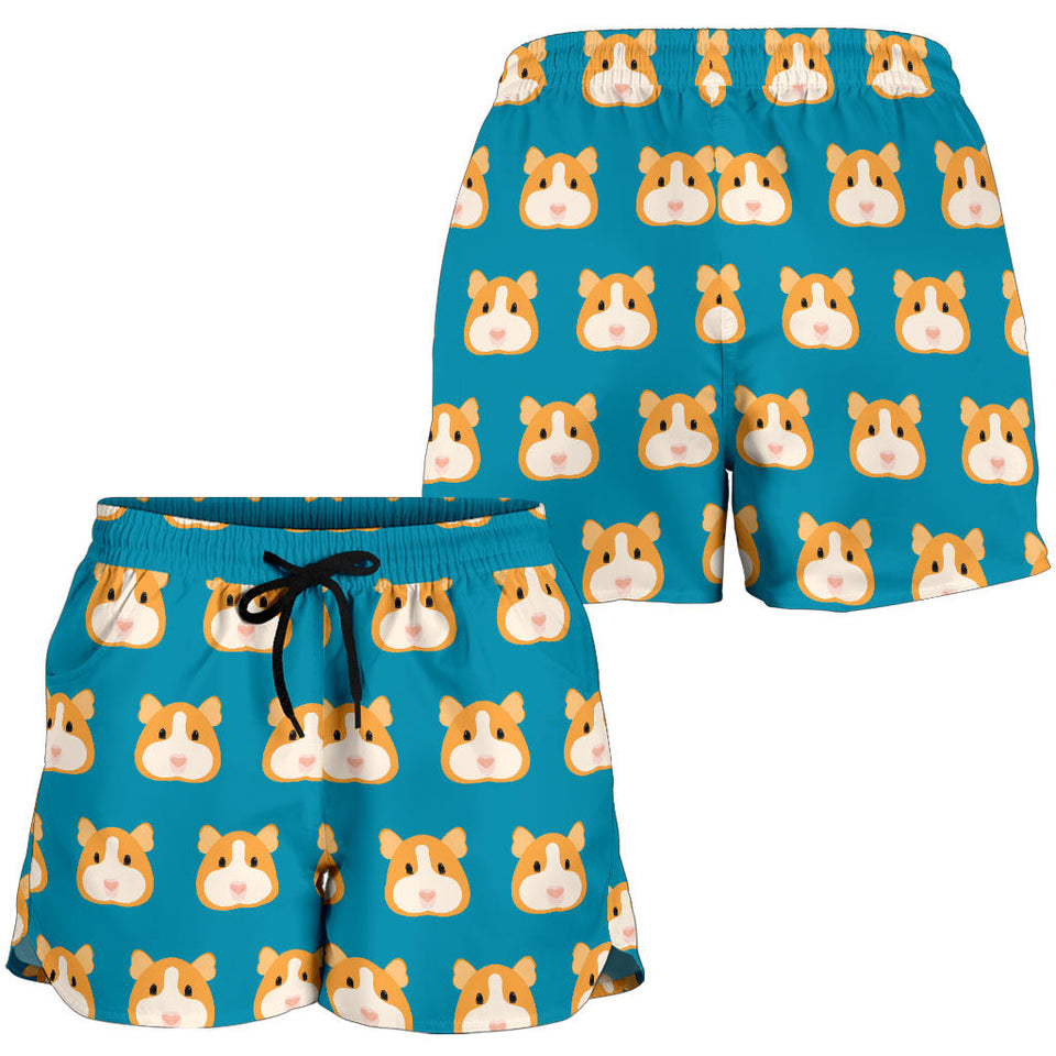 Guinea Pig Pattern Print Design 03 Women Shorts