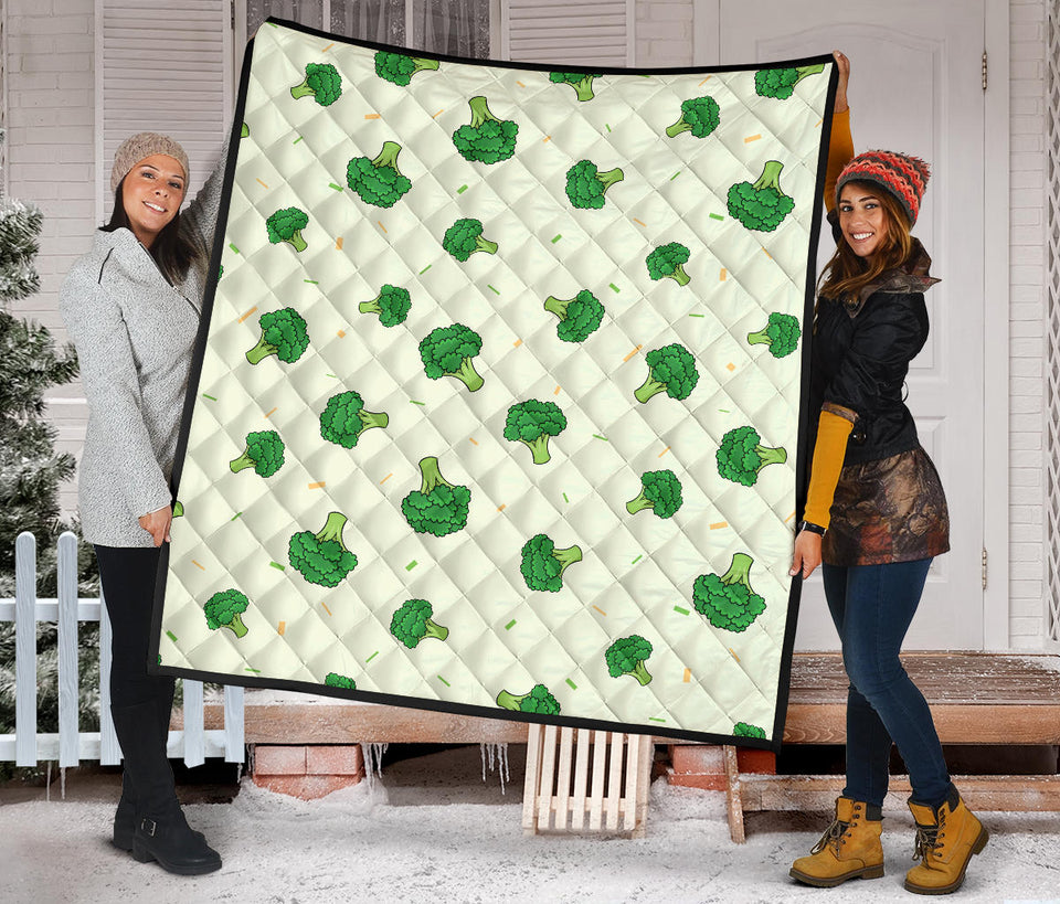 Broccoli Pattern Premium Quilt