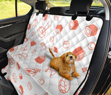 Sushi Pattern Dog Car Seat Covers