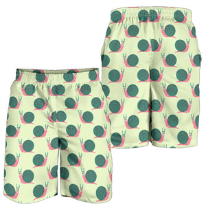 Snail Pattern Print Design 04 Men Shorts