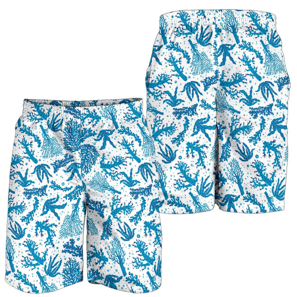 Coral Reef Pattern Print Design 01 Men Shorts