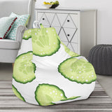 Cucumber Slices Pattern Bean Bag Cover