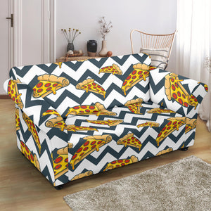 Pizza Design Pattern Loveseat Couch Slipcover