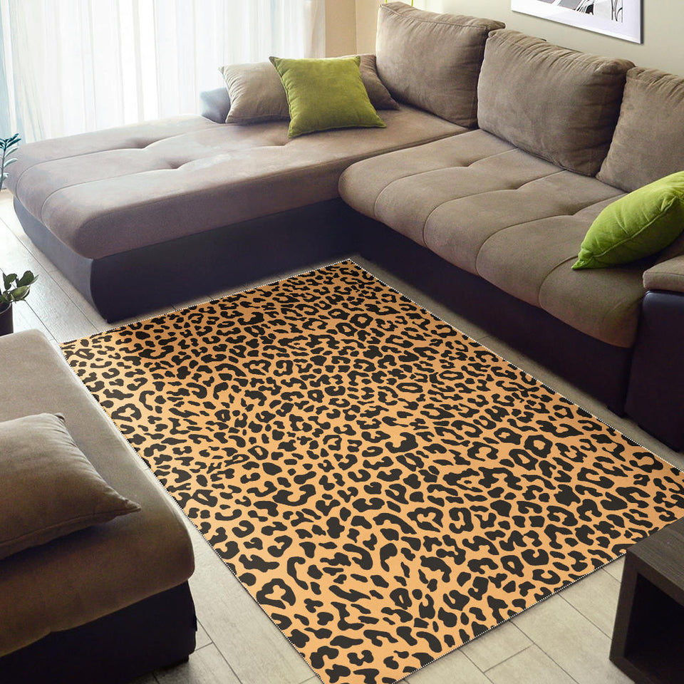 Leopard Skin Print Area Rug