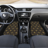 Casino Cards Suits Pattern Print Design 01 Front and Back Car Mats