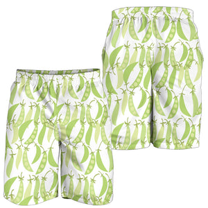 Green Peas Pattern Print Design 03 Men Shorts
