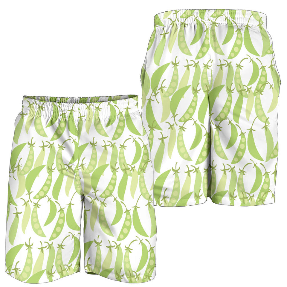 Green Peas Pattern Print Design 03 Men Shorts