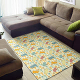 Hippopotamus Pattern Print Design 04 Area Rug