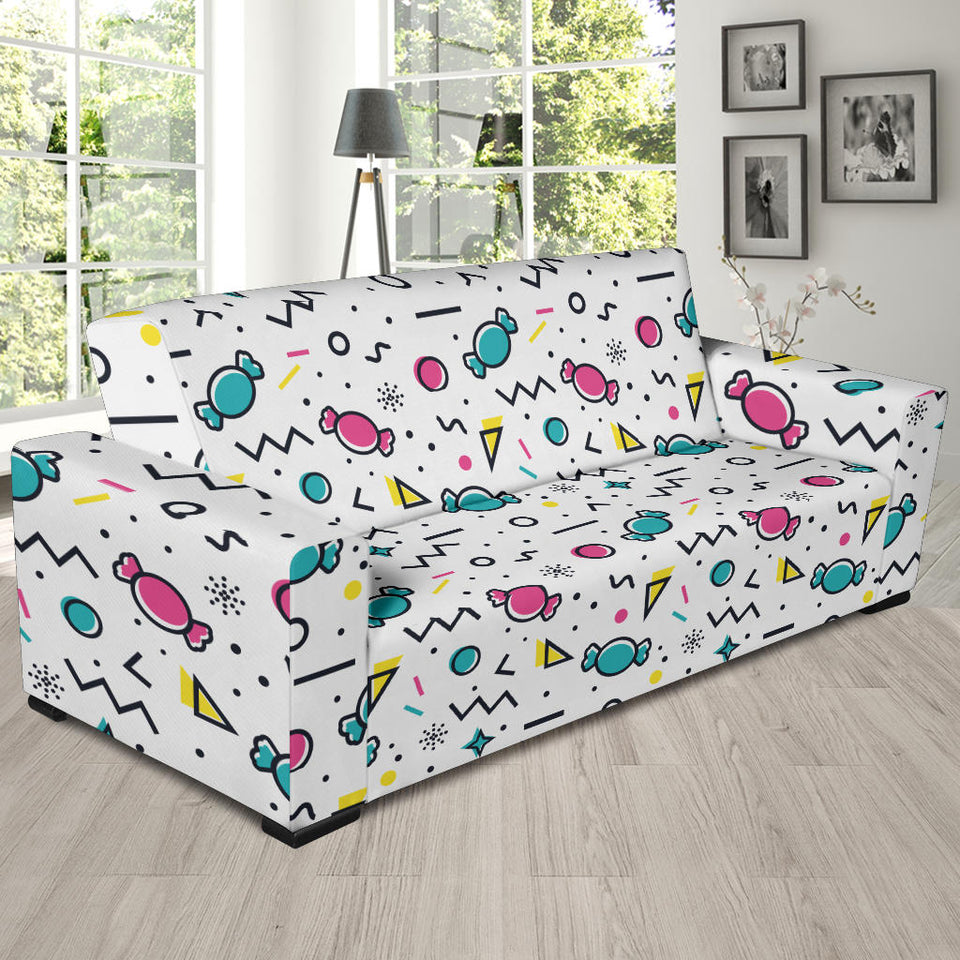Candy Design Pattern Sofa Slipcover