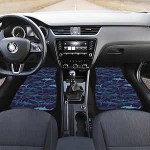 Shark Pattern Front Car Mats