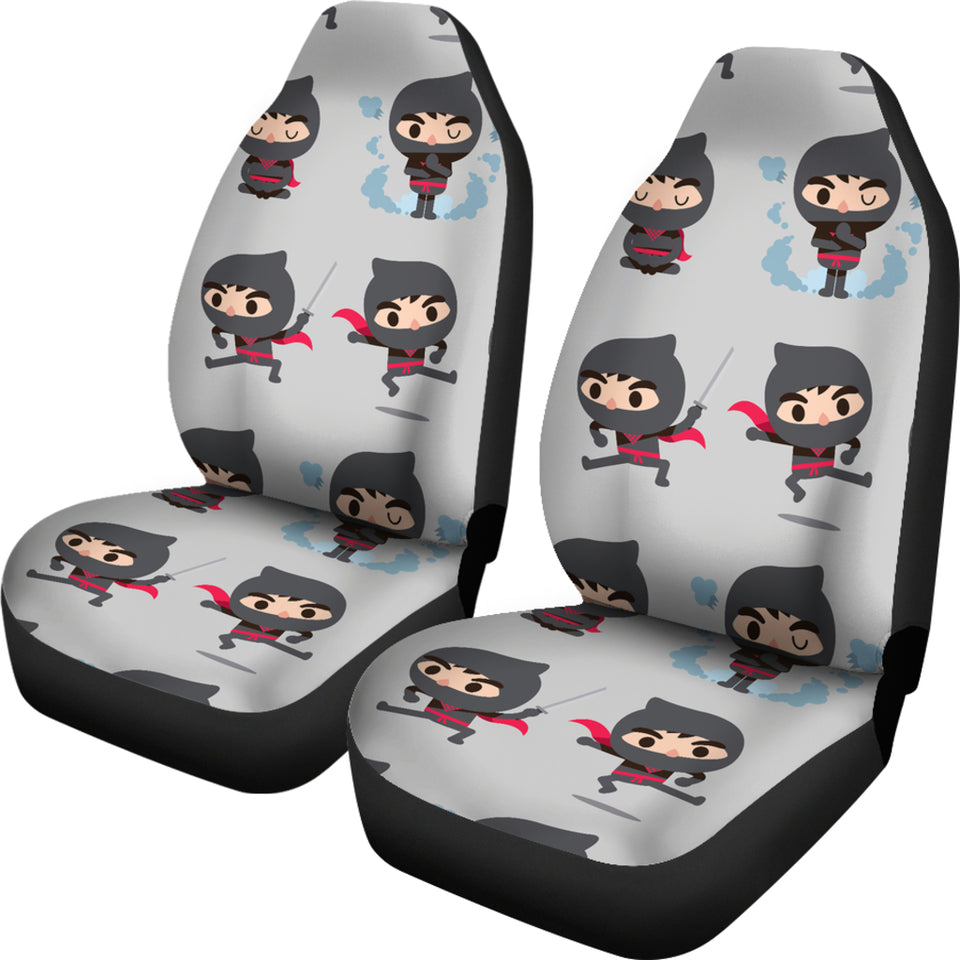 Cute Ninja Pattern Universal Fit Car Seat Covers