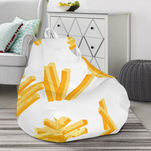 French Fries White Paper Box Pattern Bean Bag Cover
